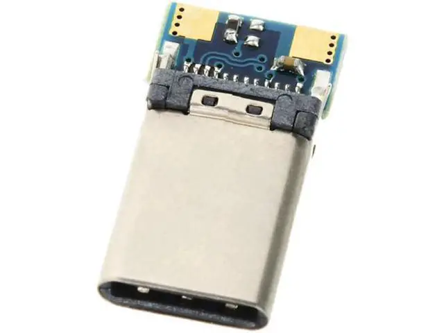 Alt view image 3 of 6 - DIY 24pin USB 3.1 Type C USB-C Male Plug Connector SMT type with PC Board UC-207