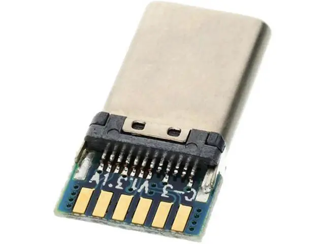 Alt view image 5 of 6 - DIY 24pin USB 3.1 Type C USB-C Male Plug Connector SMT type with PC Board UC-207