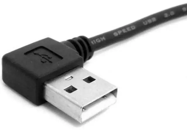 Alt view image 6 of 7 - Left Angled USB 2.0 A Male to B Male Angled 90 Degree Printer Cable 50cm 100cm 1.5feet