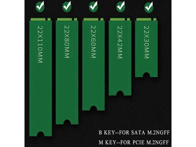 Alt view image 4 of 6 - M.2 NVMe SSD NGFF to PCIE X16 Adapter M Key B Key SATA PCI Express NVME m2 SSD SATA Converter riser card