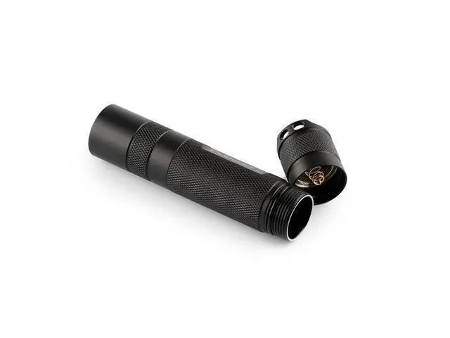 Alt view image 3 of 5 - S2+ black UV 365nm led flashlight ,nichia 365UV in side ,OP reflector,Fluorescent agent detection