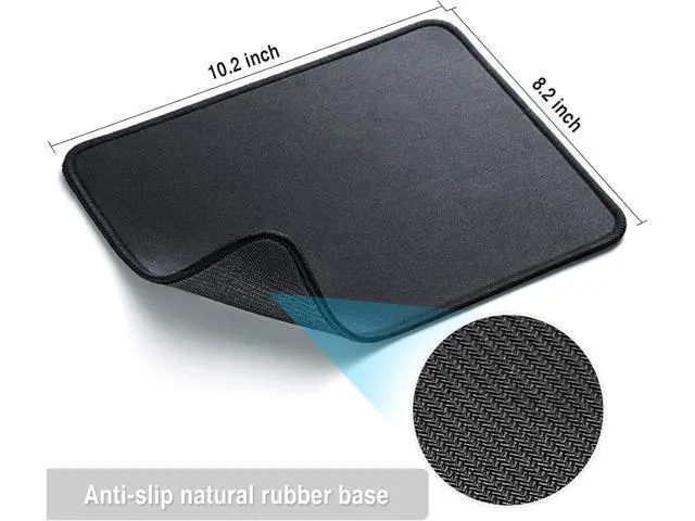 Alt view image 2 of 7 - 17 Pcs Computer Mouse Pad Non-Slip Rubber Base and Textured Stitched Edge Mousepads Mouse Pad Pack for Office and Home 10.2x8.2 Inches 3 mm Thickness