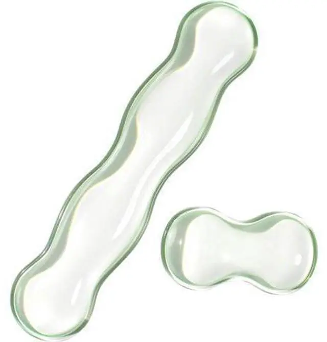 Main image of Clear Gel Wrist Rest for Keyboard and Mouse Green Silicone Mouse Wrist Rest Set Cute Ergonomic Wrist Rest for Keyboard 60%/75%(Green)