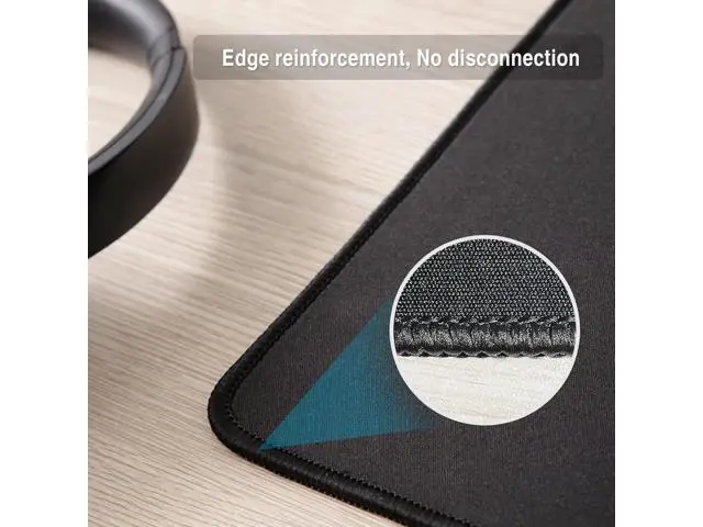 Alt view image 4 of 7 - 17 Pcs Computer Mouse Pad Non-Slip Rubber Base and Textured Stitched Edge Mousepads Mouse Pad Pack for Office and Home 10.2x8.2 Inches 3 mm Thickness