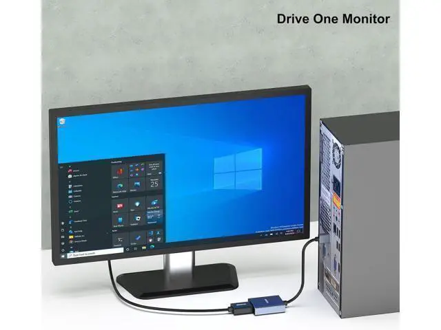 Alt view image 7 of 7 - USB 3.0 to HDMI Adapter USB 3.0 to HDMI Male to Female Adapter for Windows 11 Windows 10 Windows 8.1 Windows 8 Windows 7(Not for Mac)