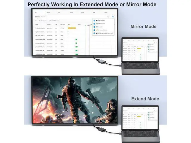 Alt view image 4 of 7 - USB 3.0 to HDMI Adapter USB 3.0 to HDMI Male to Female Adapter for Windows 11 Windows 10 Windows 8.1 Windows 8 Windows 7(Not for Mac)