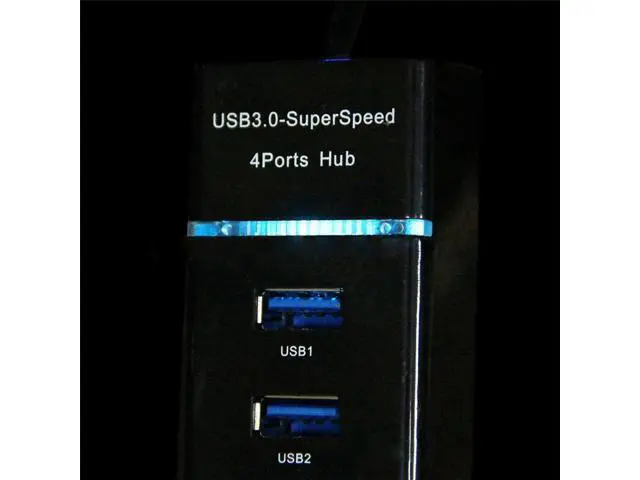 Alt view image 5 of 5 - 3.0 Hub High Speed 4-Port Hub Independent Switch Hub Four-t Splitter Hub 3.0 Multi-Interface Hub Professional
