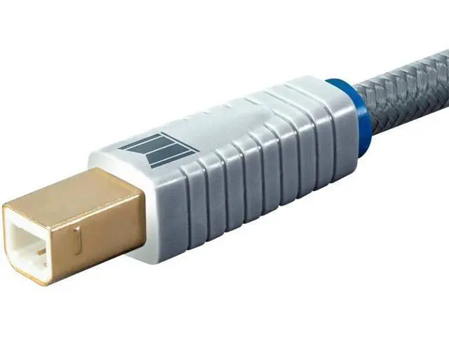 Alt view image 3 of 4 - Monolith USB Digital Audio Cable - USB Type-A to USB Type-B Gold-Plated Connectors 22AWG 2 Meter Gray