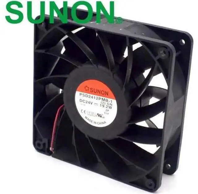 Alt view image 3 of 3 - 120x38mm PSD2412PMB1 120mm 12cm DC 24V 19.2W server inverter axial Cooling Fans
