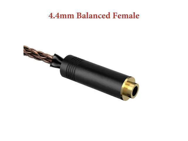 Alt view image 4 of 6 - Apollo 6NOCC 4.4mm Balanced Cable Single Crystal Copper Upgrade Extension Cord 4.4mm Male to Female Replacement Cord for HiFi Headset (4.9ft / 1.5m)