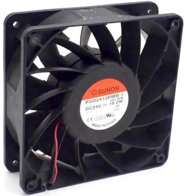 Alt view image 2 of 3 - 120x38mm PSD2412PMB1 120mm 12cm DC 24V 19.2W server inverter axial Cooling Fans