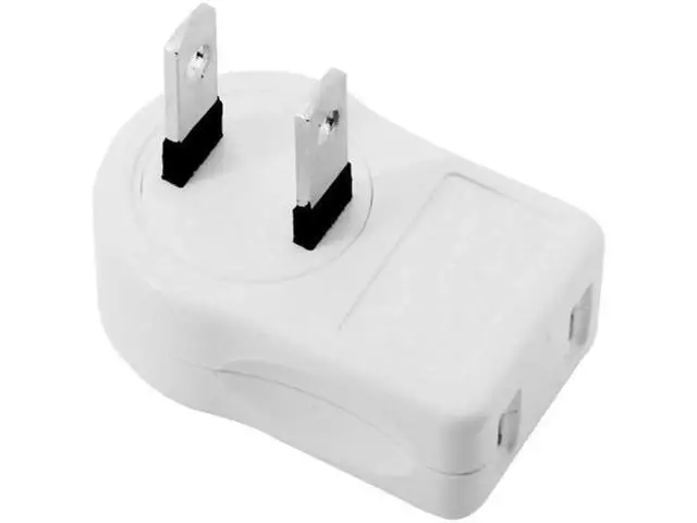 Alt view image 3 of 7 - 1-15P USA Outlet Saver Power Extension Adapter 2-prong 2 Outlets 90 Degree Left Right Angled