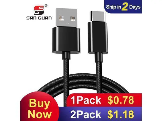 Alt view image 3 of 5 - USB C Cable USB 3.1 Type C Cable to USB A for redmi pro QC3.0 fast phone charging cable 2.4A USB Charge