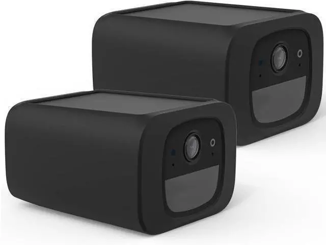 Main image of Silicone Cover for eufy Security SoloCam S220 (Black 2 Pack)