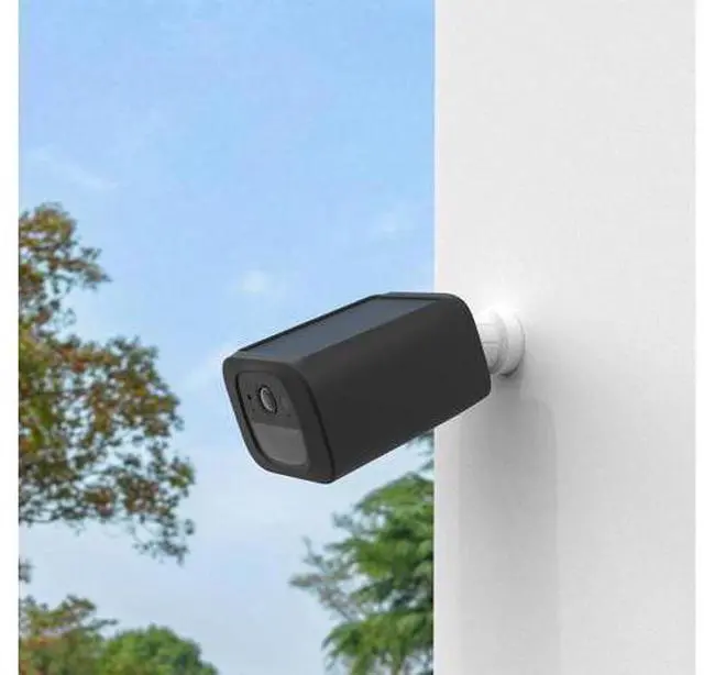 Alt view image 4 of 7 - Silicone Cover for eufy Security SoloCam S220 (Black 2 Pack)