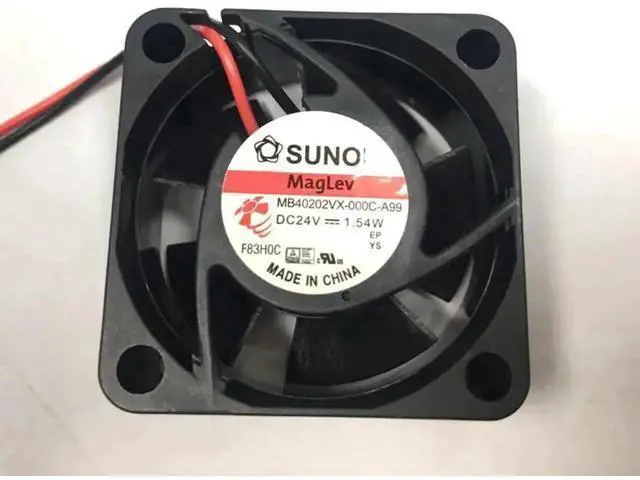 Alt view image 3 of 3 - Sunon MB40202VX-000C-A99 4cm 4020 40X40X20mm Fan DC 24V 1.54W Server 3D Cooling Fan