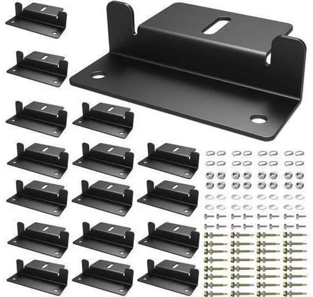 Main image of 16 PCS Solar Panel Mounting Z Brackets Lightweight Aluminum Solar Panel Mounting Brackets for RVs Trailers Boats Vans Campers