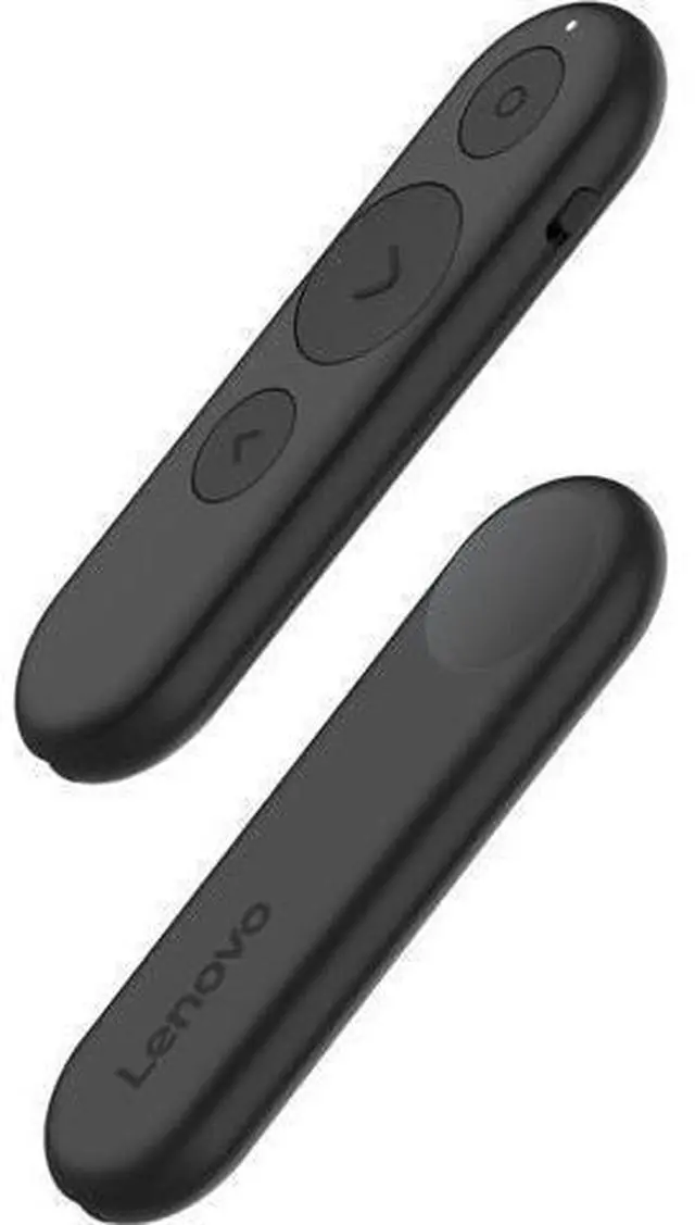 Alt view image 5 of 6 - Portable Rechargeable Presentation Remote Bluetooth? 5.3 Wireless Clicker with Digital Pointer USB?C Charging Ultra?Lightweight for Windows 10 or Later & macOS 12 or Later Black