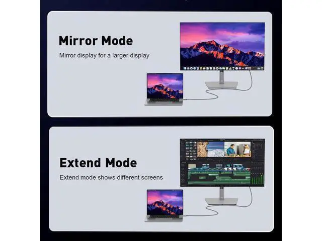 Alt view image 6 of 7 - HDMI to VGA Cable 6ft Adapter Cord with Secure Latch and IC Chip Plug & Play HDMI to VGA Converter Cable for Monitor Projector PC Laptop Desktop Xbox PS3 1080P 60Hz