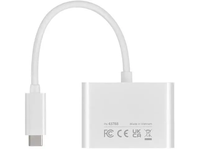 Alt view image 5 of 6 - 3-in-1 USB-C to HDMI Multiport Adapter - Compact and Portable True Plug-n-Play Compatible with USB C Laptops and Other Type C Devices Supports Windows and MacOS for Home and Office