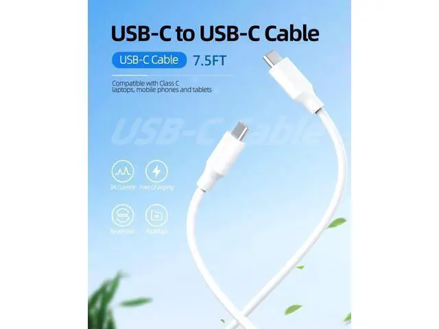 Alt view image 3 of 7 - 65W Fast GaN Charger for Galaxy Book Pro & Pro 360 Laptop (NP950QDB NP930QDB NP935QDC NP950XDB NP930XDB) Notebook 7 9 USB C Type C Mini & Compact (60% Smaller) UL Certified 7.5ft Cable