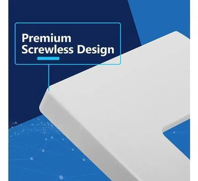 Alt view image 2 of 7 - Matte Finish Decorator Switch Cover Screwless Wall Plate Mid-Size 1-Gang 4.88 x 3.11 Unbreakable Polycarbonate Thermoplastic UL Listed LSWP-31M-W10P White 10 Pack