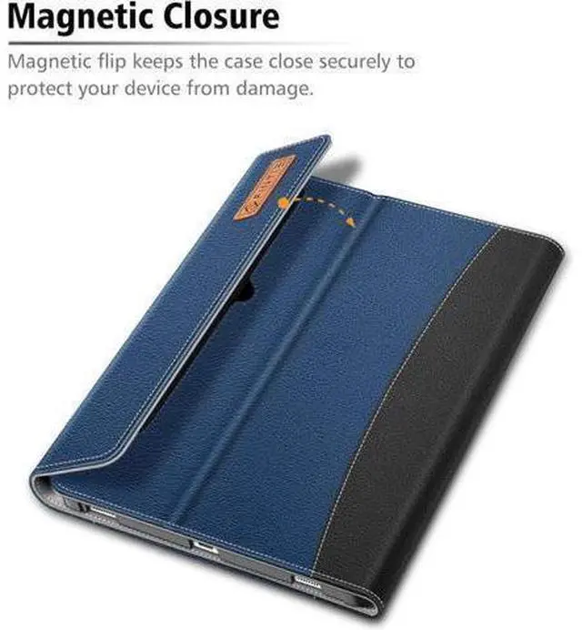 Alt view image 5 of 7 - Fintie Case for Galaxy Tab S8/Tab S7 11 Inch (Model SM-X700/X706/T870/T875/T878) with Built-in S Pen Holder Multiple Angle Portfolio Business Cover with Pocket Auto Sleep/Wake Navy