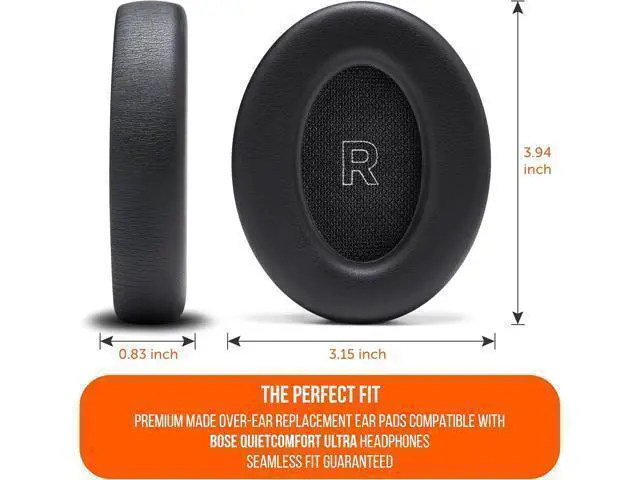 Alt view image 5 of 7 - PadZ QC Ultra Upgraded Replacement Earpads Compatible with QuietComfort Ultra Gen 1 & Gen 2 by Wicked Cushions | Enhanced Comfort Thickness & Durability | Black