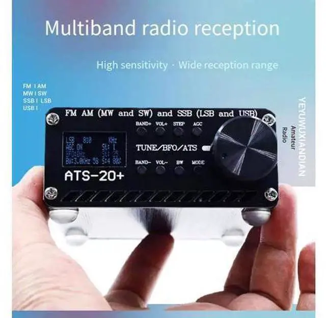 Alt view image 5 of 5 - ATS-20 + Si4732 Full Band Radio Receiver for FM, AM, MW, SW, and SSB (LSB and USB)