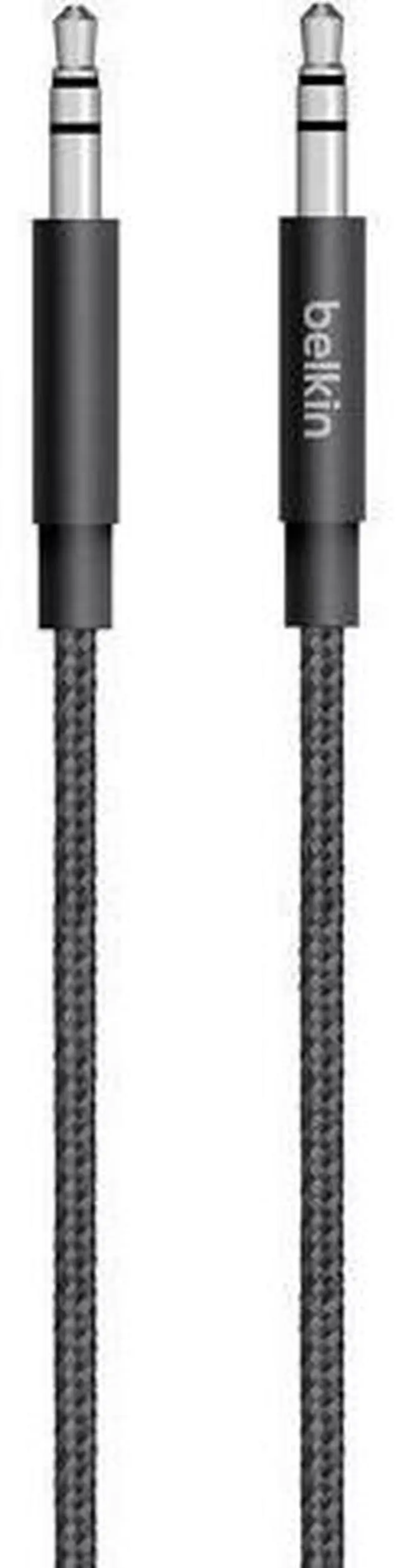 Main image of MiXiT Metallic Aux / Auxiliary Cable 4 Feet (Black)
