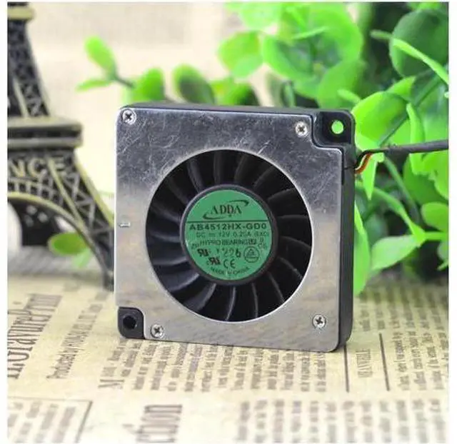 Alt view image 2 of 5 - AB4512HX-GD0 4CM 4510 12V 0.20A Turbo Blower Centrifugal Fan cooling fan
