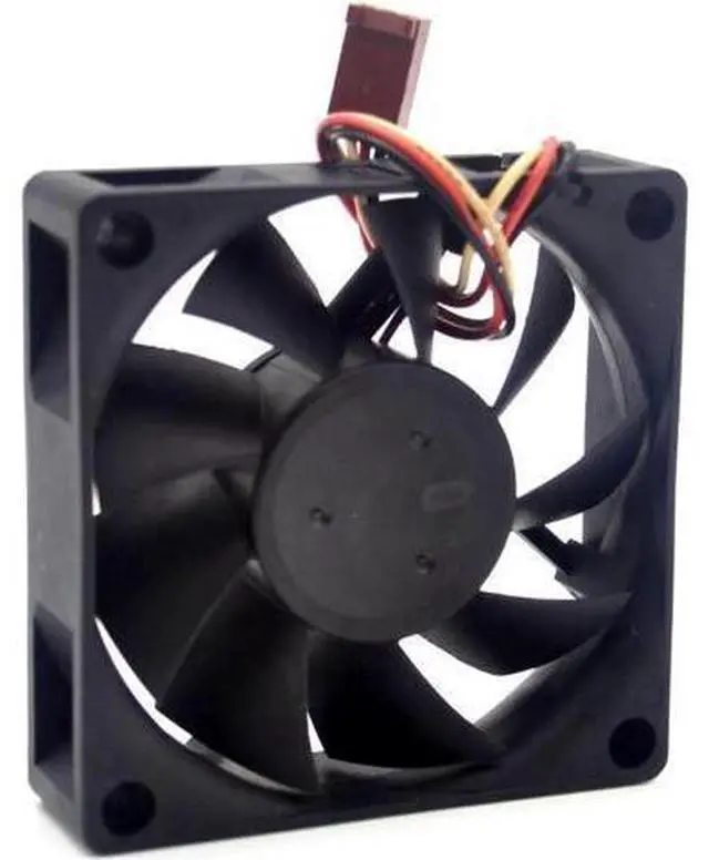 Alt view image 3 of 5 - 2pcs DA07020R12U 7020 7cm 70x70x20mm Server Square Fan DC 12V 0.7A cooling fan
