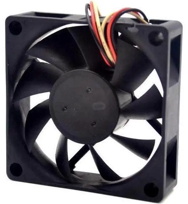 Alt view image 5 of 5 - 2pcs DA07020R12U 7020 7cm 70x70x20mm Server Square Fan DC 12V 0.7A cooling fan