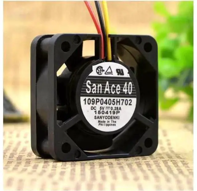 Alt view image 3 of 5 - 4CM 4015 DC5V 0.28A 40*40*15MM Ball USB Fan 109P0405H702 cooling fan