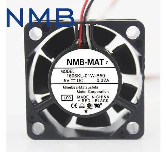 Main image of 1pcs 4015 40mm 40x40x15mm fan 1606KL-01W-B50 DC 5V 0.32A Server Square cooling fan