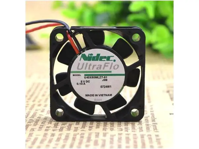 Alt view image 3 of 5 - U40X05ML27-51 Nidec 4cm4 PCT Ultra Silent Fan 4010 5V USB cooling fan