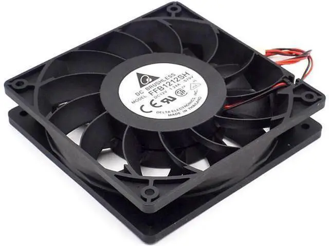 Alt view image 4 of 6 - 1pcs fan 12025 high speed air volume fan 12 cm 1.24A FFB1212SH