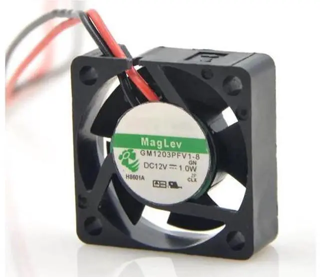 Alt view image 4 of 6 - GM1203PFV1-8 DC12V 1.0W 30X30X10mm 2-Wire Cooling Fan 3010mm