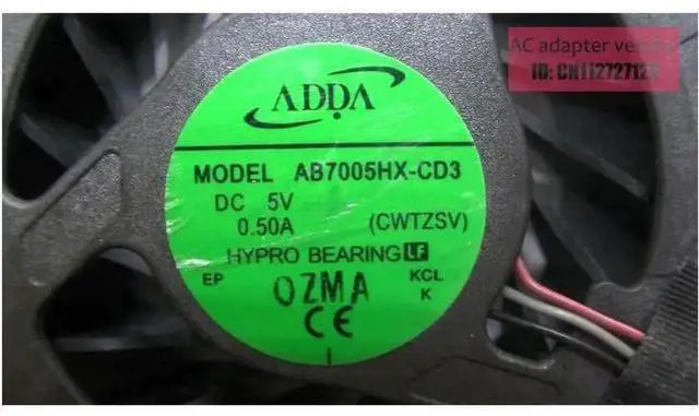 Alt view image 5 of 6 - The new FOR TOSHIBA Qosmio X505 FOR TOSHIBA X505-Q870 fan fan AB7005HX-CD3