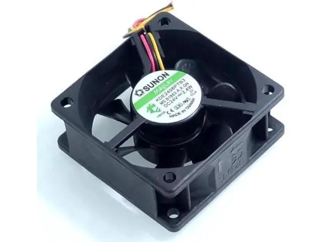 Alt view image 3 of 6 - New and original fan KDE2406PTB3 6025 24V 2.4W fan 60*60*25mm