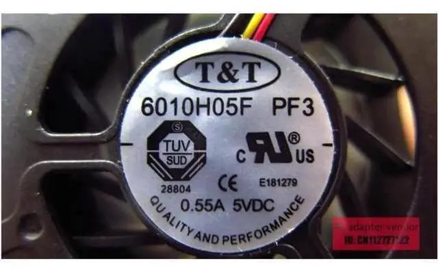 Alt view image 4 of 6 - FOR Benq T131 T131P T132 laptop fan 6010L05F pfr FOR M.SI u130 fan