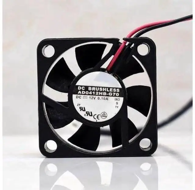 Main image of DC12V 0.10A AD0412HB-G70 4010 4cm 2-wire double ball bearing silent cooling fan
