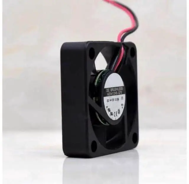 Alt view image 3 of 5 - DC12V 0.10A AD0412HB-G70 4010 4cm 2-wire double ball bearing silent cooling fan