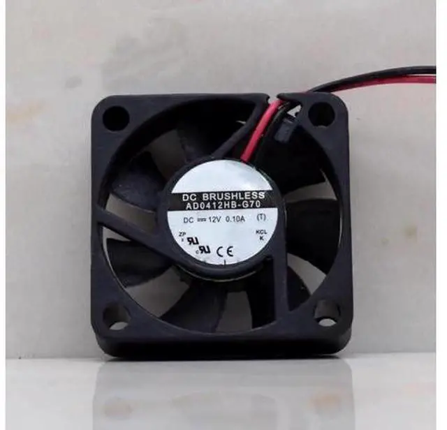 Alt view image 5 of 5 - DC12V 0.10A AD0412HB-G70 4010 4cm 2-wire double ball bearing silent cooling fan