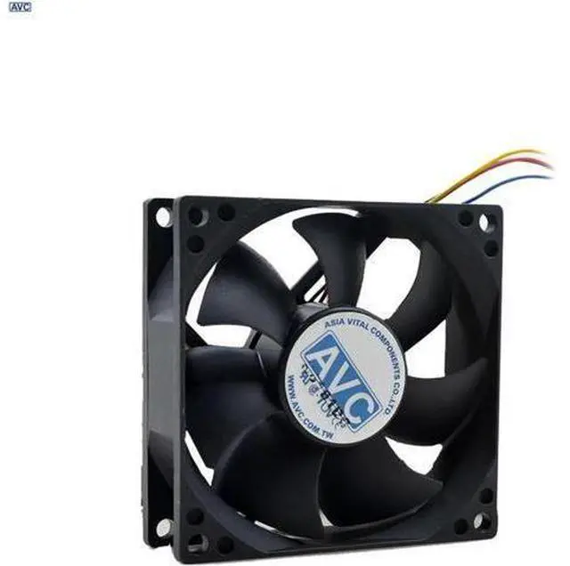 Alt view image 2 of 2 - AVC 8025 DS08025R12UP 80mm 8cm DC 12V 0.7A 4Wire Computer case CPU Cooler Cooling Fan