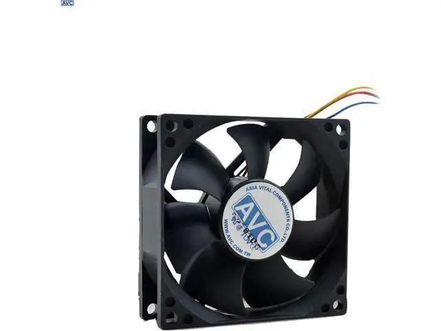 Alt view image 2 of 2 - AVC 8025 DS08025R12UP 80mm 8cm DC 12V 0.7A 4Wire Computer case CPU Cooler Cooling Fan