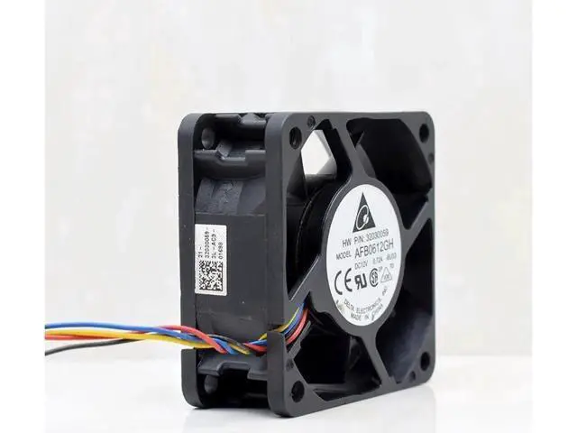 Alt view image 2 of 4 - 1pcs AFB0612GH 6025 6CM 60MM 12V 0.72A 4 line pwm server inverter computer axial case cooler cooling fan