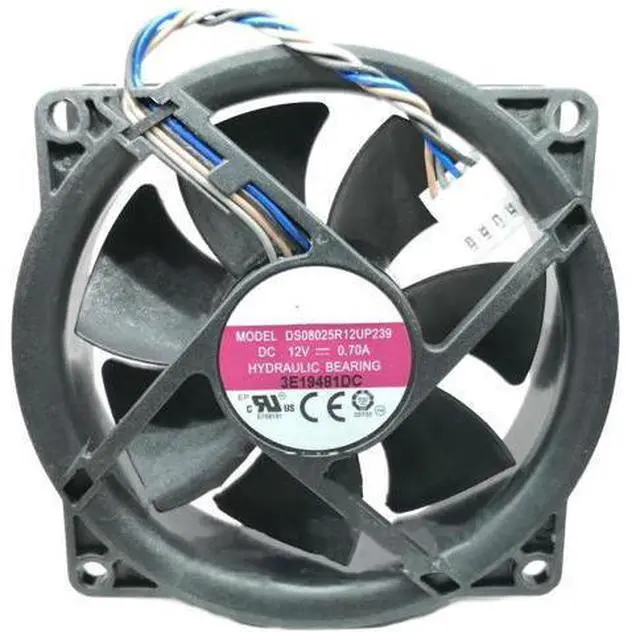 Main image of DC12V 0.70A DS08025R12UP239 8025 8cm 4-Wire Large air Volume Cooling Fan