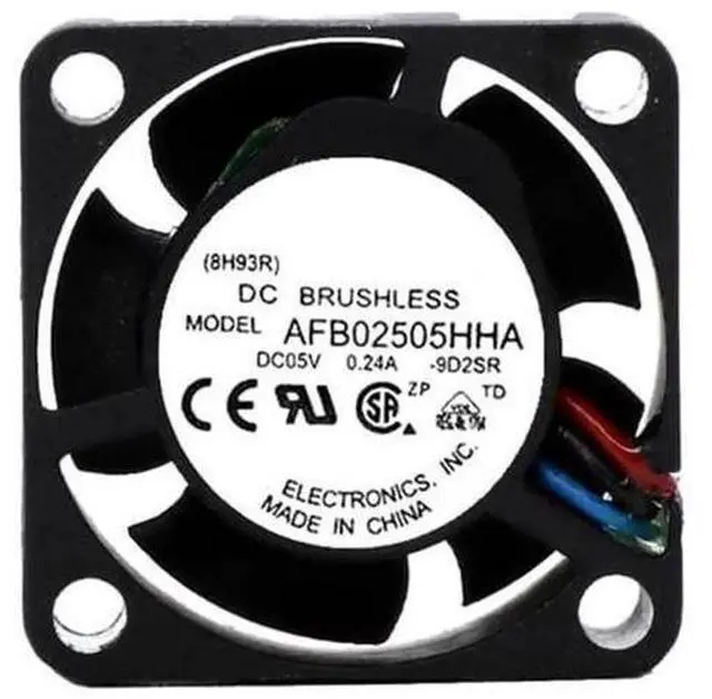 Main image of DC5V 0.24A AFB02505HHA 2510 25mm 3-wire micro cooling fan with large air volume