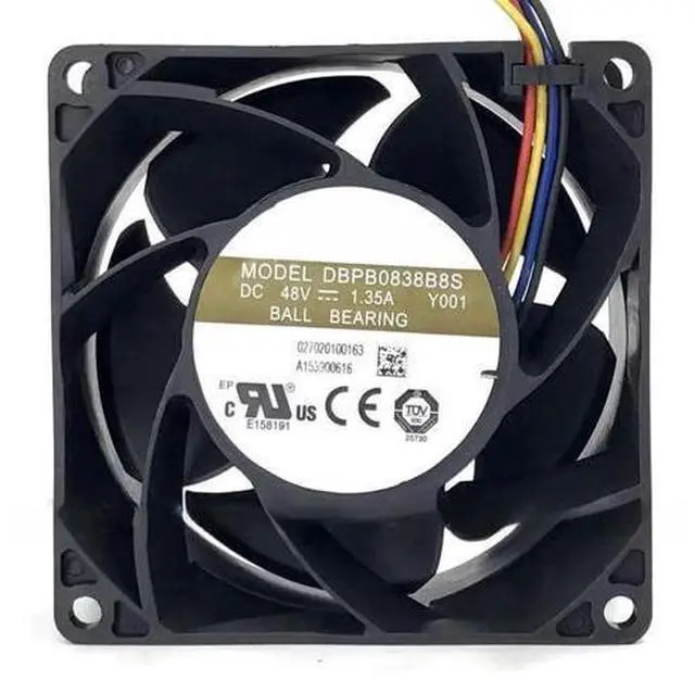 Main image of for DBPB0838B8S 48V 1.35A 8038 8CM high air Volume 4-Wire PWM Cooling Fan